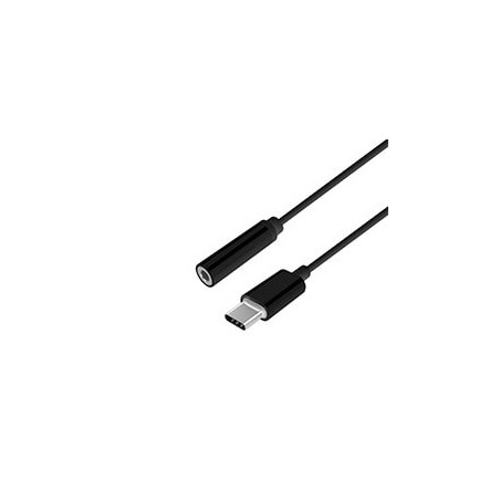 Cable AISENS USB-C/M a 3.5mm/H 15cm Negro (A109-0385)