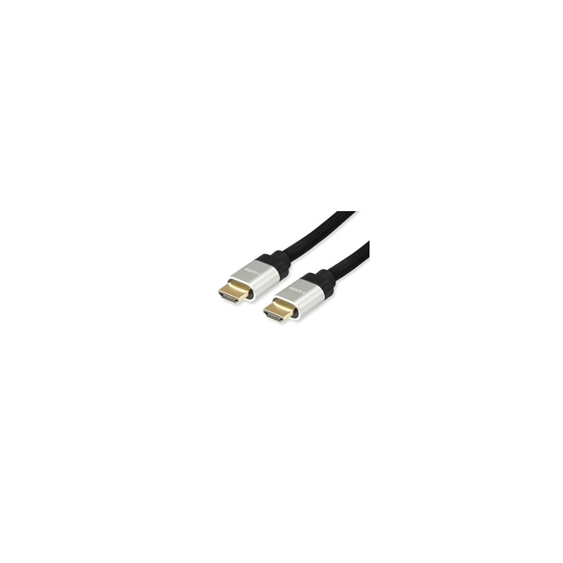 Cable EQUIP HDMI/M a HDMI/M 2m Negro/Gris (EQ119381)