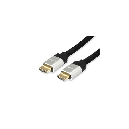 Cable EQUIP HDMI/M a HDMI/M 2m Negro/Gris (EQ119381)