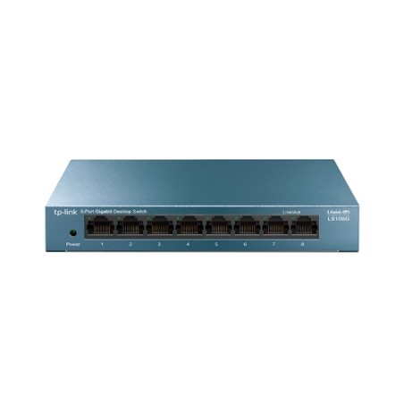 Switch TP-Link 8xRJ45 GbE Azul (LS108G)