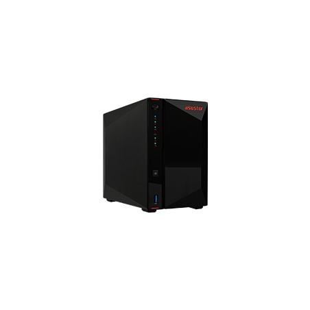 NAS Asustor J4005 2Gb SATA3 2 Bahías Negro (AS5202T)