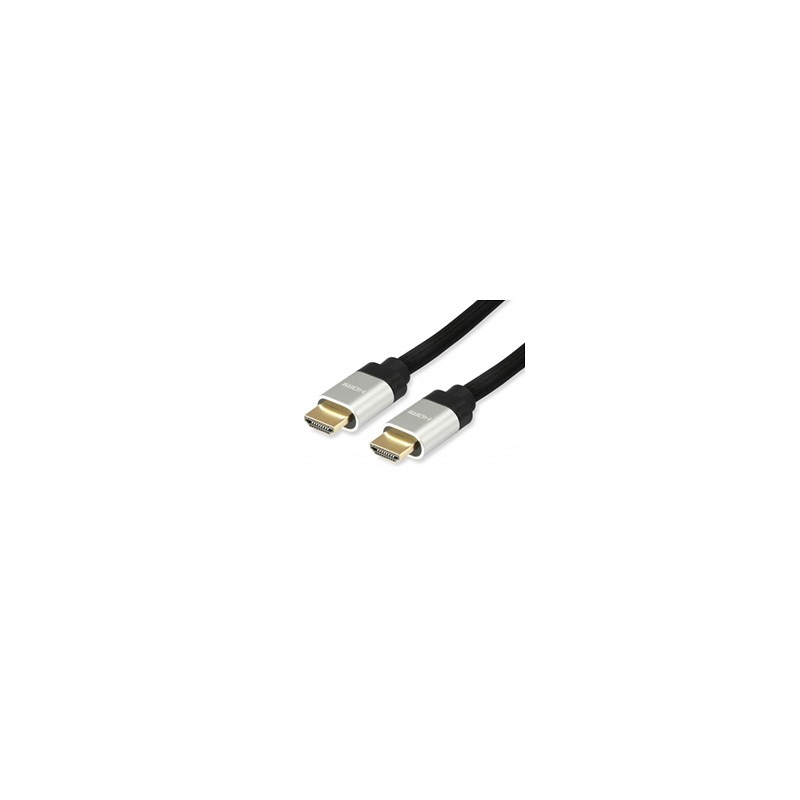 Cable EQUIP HDMI/M a HDMI/M 1m Negro/Gris (EQ119380)