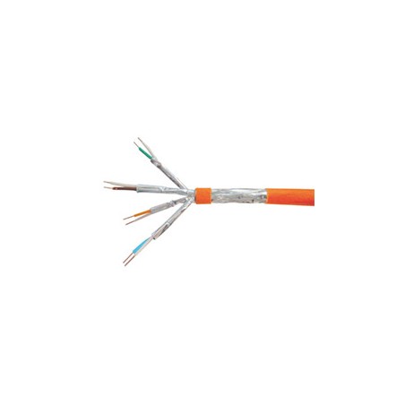 Cable EQUIP Cat.7 S/FTP AWG23 100m Naranja (EQ187321)