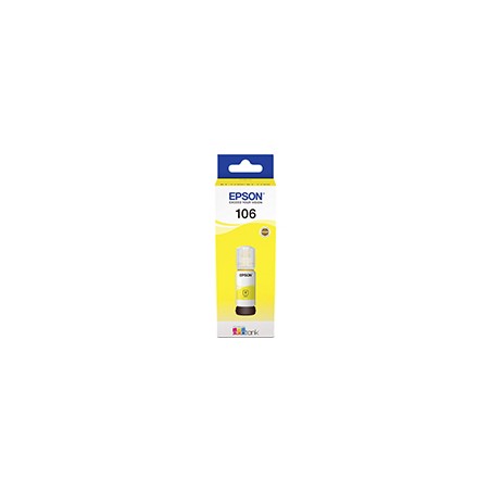Tinta Epson EcoTank 106 Amarillo 70ml (C13T00R440)