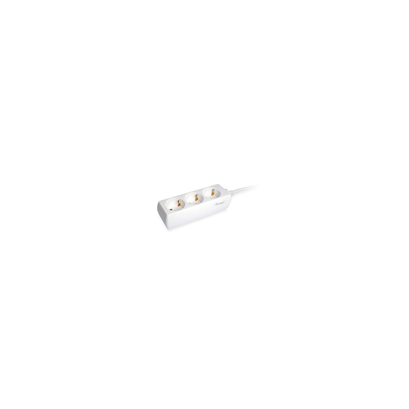Regleta EQUIP 3xSchuko Cable 1.5m Blanca (EQ245550)
