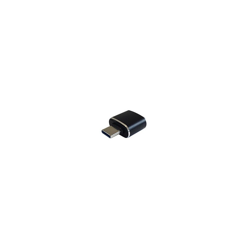 Adaptador AISENS USB-C/M a USB-A/H Negro (A108-0369)