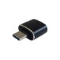 Adaptador AISENS USB-C/M a USB-A/H Negro (A108-0369)
