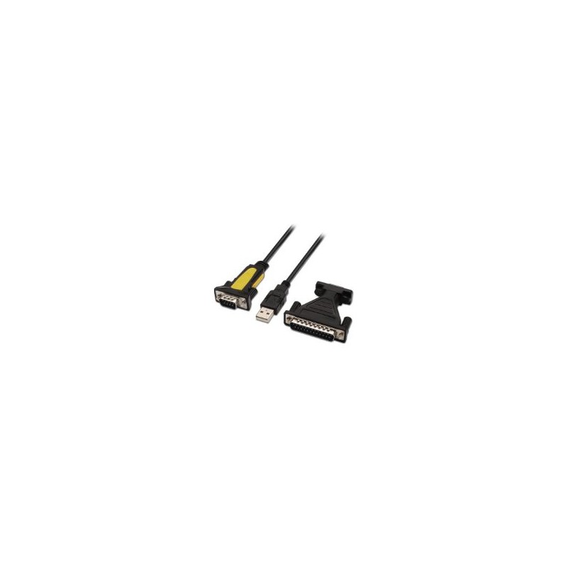 Cable AISENS USB-A a RS232 1.8m Negro (A104-0039)
