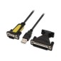 Cable AISENS USB-A a RS232 1.8m Negro (A104-0039)