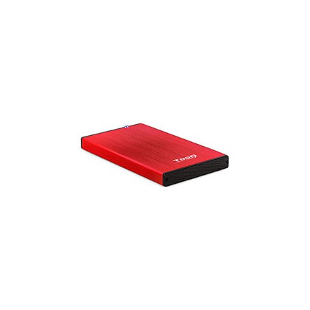 Caja TooQ HDD 2.5" SATA USB 3.0 Roja (TQE-2527R)