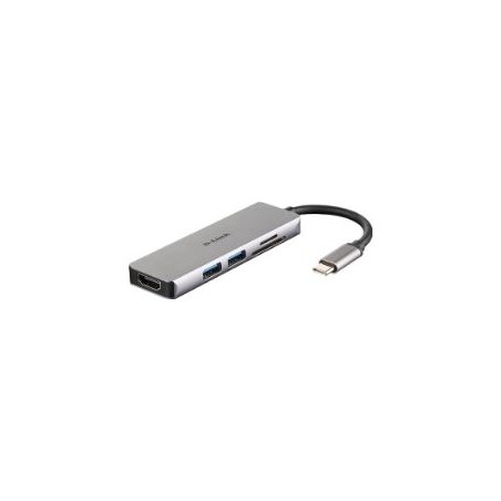 Docking D-Link Usb-C USB3/HDMI/Lector tarj. (DUB-M530)