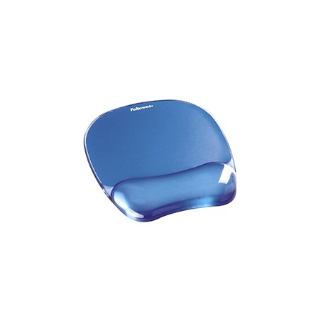 Reposamuñecas Fellowes Gel Crystal Azul (9114120)