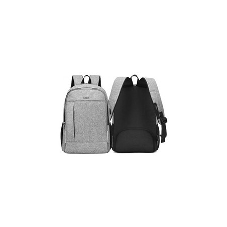 Mochila SUBBLIM Urban Lock 16" USB Gris(SUB-BP-1UL0001)