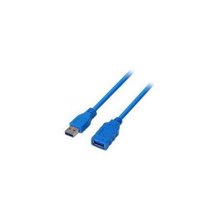 Cable AISENS USB-A/M a USB-A/H 2m Azul (A105-0046)