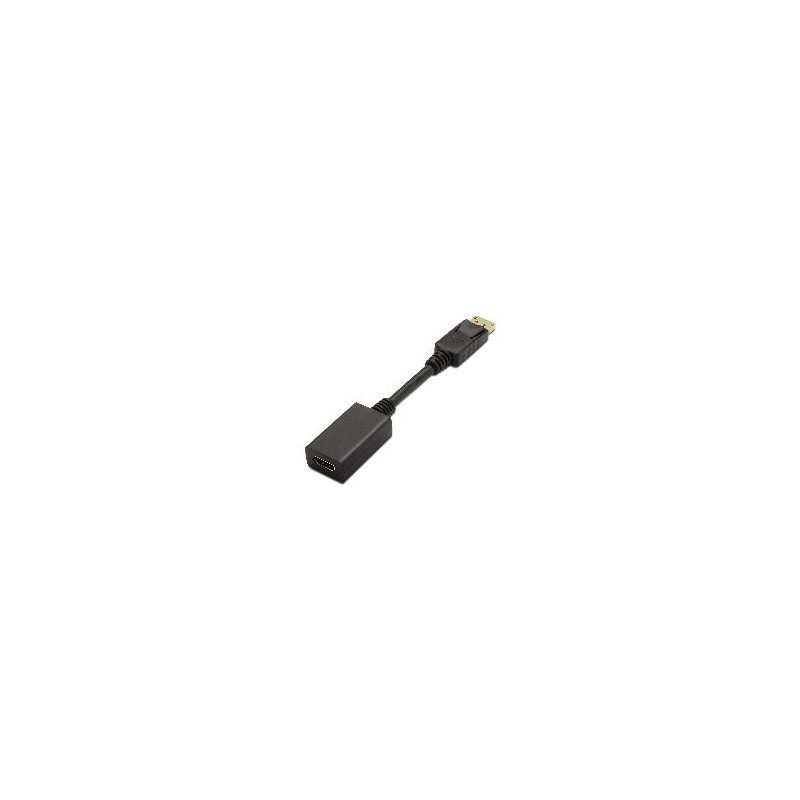 Cable AISENS DP/M a HDMI A/H 15cm Negro (A125-0134) Cable AISENS DP/M a HDMI A/H 15cm Negro (A125-0134)
