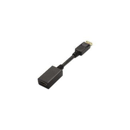 Cable AISENS DP/M a HDMI A/H 15cm Negro (A125-0134)