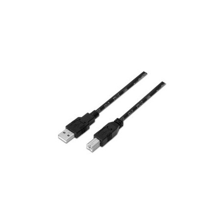 Cable AISENS USB-A/M a USB-B/M 3m Negro (A101-0007)