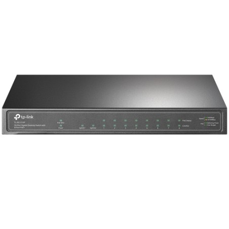 Switch TP-Link 9xRJ45 GbE 1xSFP PoE Gris (TL-SG1210P)