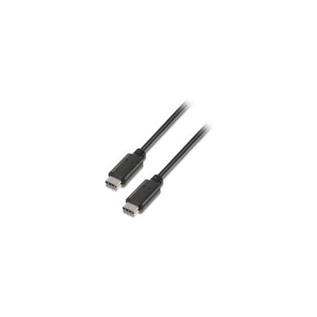 Cable AISENS USB-C/M a USB-C/M 0.5m Negro (A107-0055)