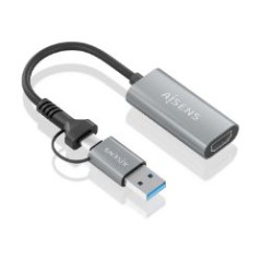 Conversor AISENS USB-A/C/M a HDMI/H 12cm (A109-0913)