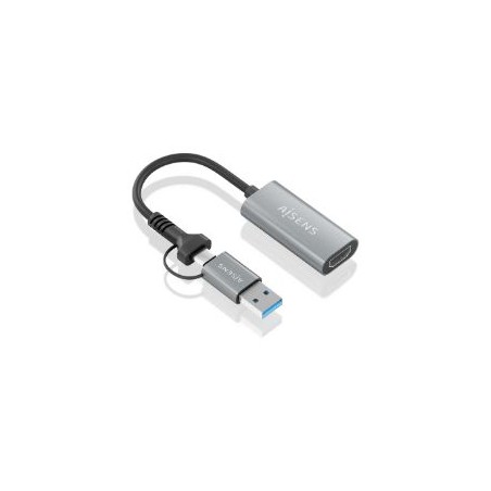 Conversor AISENS USB-A/C/M a HDMI/H 12cm (A109-0913)