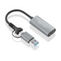 Conversor AISENS USB-A/C/M a HDMI/H 12cm (A109-0913) Conversor AISENS USB-A/C/M a HDMI/H 12cm (A109-0913)