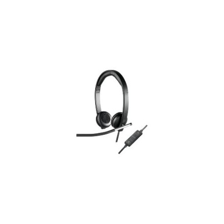 Auric+Micro LOGITECH H650E USB Negro/Plata (981-000519)