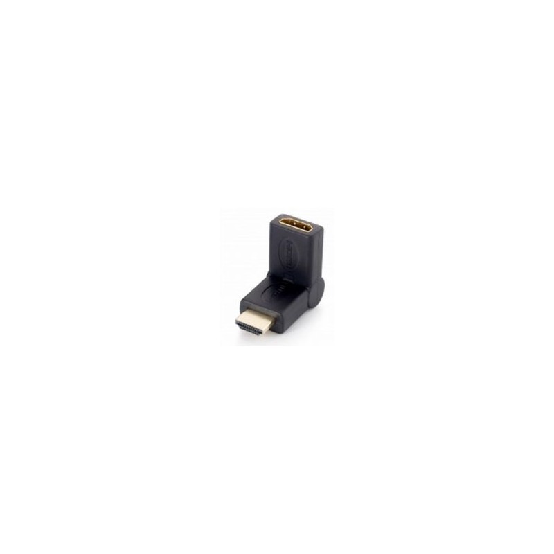Adaptador EQUIP HDMI/M a HDMI/H 45º Negro (EQ118911)