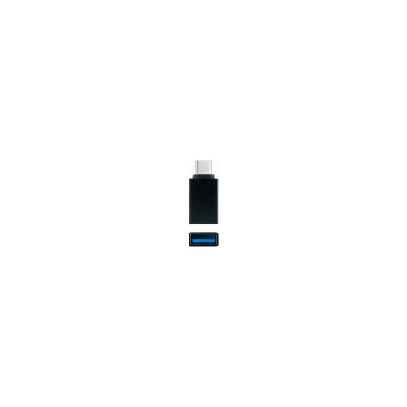 Adaptador Nanocable USB-C/M a USB-A/H Negro(10.02.0010) Adaptador Nanocable USB-C/M a USB-A/H Negro(10.02.0010)