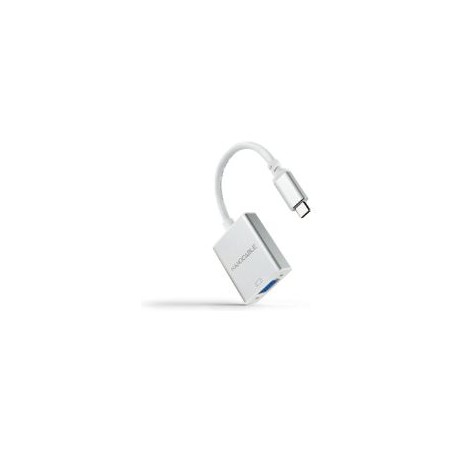 Adaptador Nanocable USB-C a VGA Gris (10.16.4101-G)