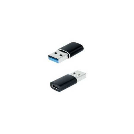 Nanocable USB-A/M 3.1 a USB-C/H Negro (10.02.0012)