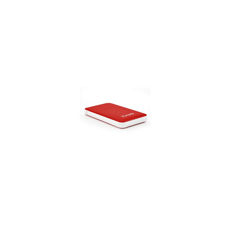 Caja TooQ HDD 2.5" SATA USB 3.0 Roja (TQE-2528R)