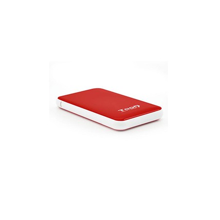 Caja TooQ HDD 2.5" SATA USB 3.0 Roja (TQE-2528R)