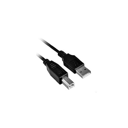 Nanocable USB-A/M a USB-B/M 1.8m Negro (10.01.0103-BK)