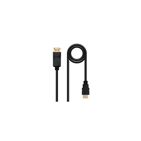 Nanocable DP/M a HDMI A/M 2m Negro (10.15.4302)