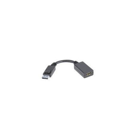 Nanocable DP/M a HDMI/H 15cm Negro (10.16.0502)