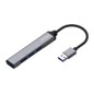 Hub AISENS USB-A 3.0 a 4xUSB-A 3.0 Gris (A106-0540) Hub AISENS USB-A 3.0 a 4xUSB-A 3.0 Gris (A106-0540)