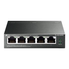 Switch TP-Link 5xRJ45 GbE PoE+ 65W Negro (TL-SG105PE)