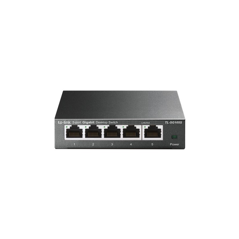 Switch TP-Link 5xRJ45 GbE Negro (TL-SG105S) Switch TP-Link 5xRJ45 GbE Negro (TL-SG105S)