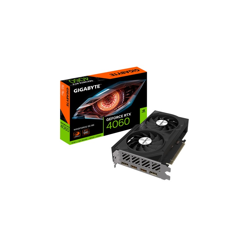 GIGABYTE RTX4060 8Gb GDDR6 (GV-N4060WF2OC-8GD) GIGABYTE RTX4060 8Gb GDDR6 (GV-N4060WF2OC-8GD)