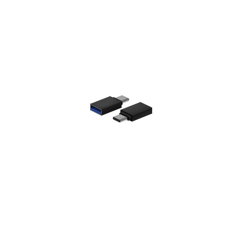 Adaptador AISENS USB-C/M a USB-A/H Negro (A108-0717)