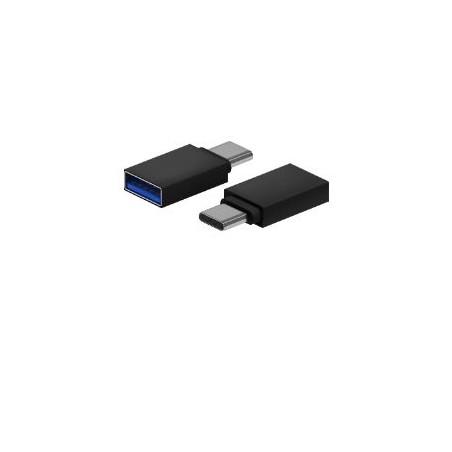 Adaptador AISENS USB-C/M a USB-A/H Negro (A108-0717)