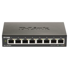 Switch D-Link 8xRJ45 GbE Negro (DGS-1100-08V2/E)