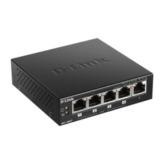 Switch D-Link 5p 10/100/1000 PoE Negro (DGS-1005P)