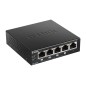 Switch D-Link 5p 10/100/1000 PoE Negro (DGS-1005P)