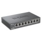 Switch D-Link 8p 10/100/1000 Metal Negro (DGS-108)