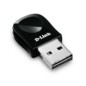 Adaptador D-Link 300Mbps 2.4GHz USB 2.0 Negro (DWA-131)