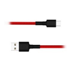 Cable XIAOMI USB/M a USB-C/M 1m Negro/Rojo (SJV4110GL)