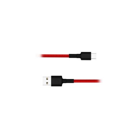 Cable XIAOMI USB/M a USB-C/M 1m Negro/Rojo (SJV4110GL)