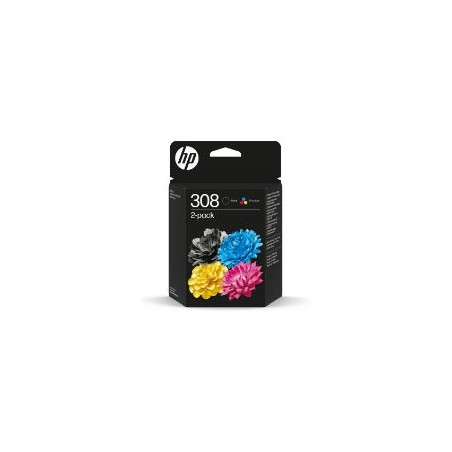 Tinta HP 308 Pack Negro/Tricolor (6L6S6UE)